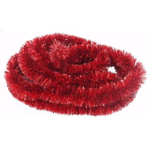 Catena per albero di Natale in metallo rosso - Goliath, 3 cm x 2 m - Prodotto polacco (1/3)