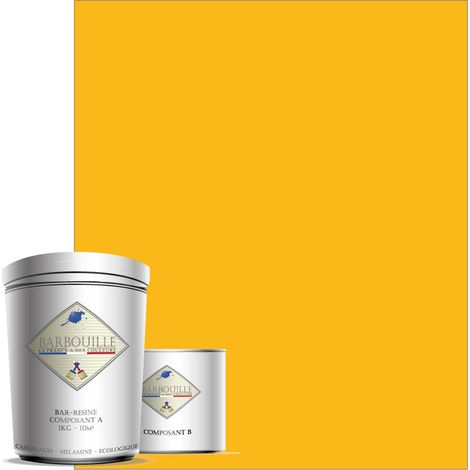 Peinture résine époxy 0,75L MAT 10m² Jaune Akhenaton