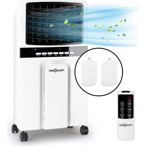 Rafraîchisseur d'Air 3 en 1 ONECONCEPT Baltic Blue 400m³/h 65W Blanc (1/5)