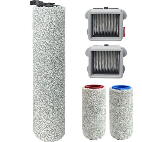 Staubsaugerteile, kompatibel mit DYAD U10, Zubehör, kompatibel mit Xiaomi WD1S1A Roboterstaubsauger, Bodenrollenbürste, waschbare HEPA-Filterteile