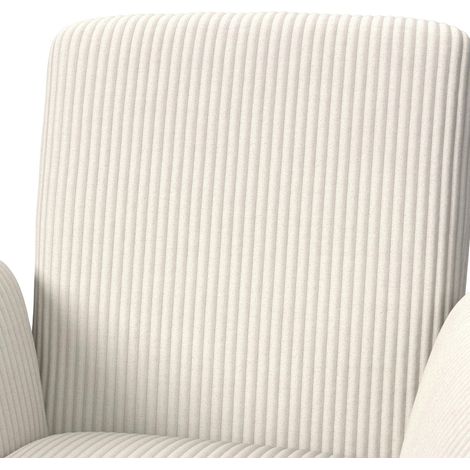 Mömax Armlehnstuhl Mairo Creme Cord Gepolstert (1/5)