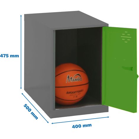Simonrack Mini Cassettiera Anthracite con Porta Verde