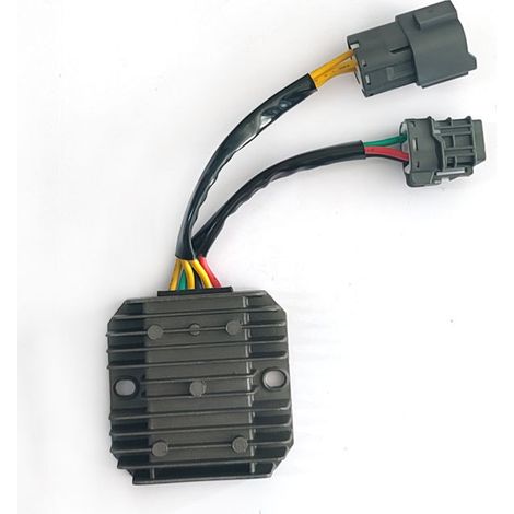 12V rectifier for Kymco MBU150 and 300 motorcycles (2005-2011) as well as for the 250 models (2004-2008). (1/4)