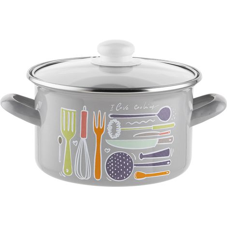 Pentola smaltata Emalia Polska Pleszew Staffio 18 cm 2,6 l