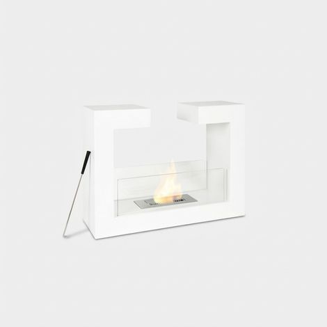 Moderner Standkamin Bioethanol 2 kW Heizleistung, für bis zu 20 m², Polar (1/5)