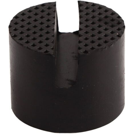 Adaptateur de Cric de Plancher de Rail de Cadre Fendu de 5 Cm de Diamètre-Support de Levage Coussin de Cric de Voiture avec Support de Support de Tampon en Caoutchouc.