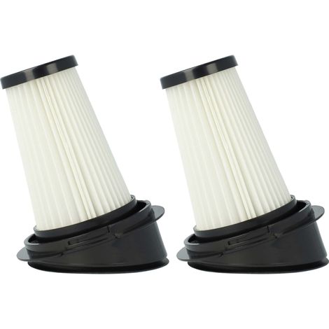 vhbw 2x Staubsaugerfilter kompatibel mit Black & Decker VC2950 Staubsauger - HEPA-Filter Schwarz Weiß