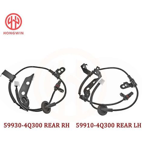 Capteur de vitesse de roue ABS avant/arrière gauche/droite pour Hyundai Sonata 2011-2016 1.6 2.0 2.4L l4 : références 59810-4Q000, 59830-4Q000 et 59910-4Q300 (arrière gauche/droite). (1/5)