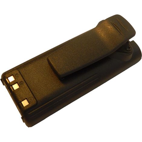 vhbw Battery compatible with Icom IC-A24, IC-F11, IC-F11BR, IC-A6, IC-A6E, IC-A24E Radio, Walkie-Talkie (2500 mAh, 7.2 V, NiMH) + Belt Clip