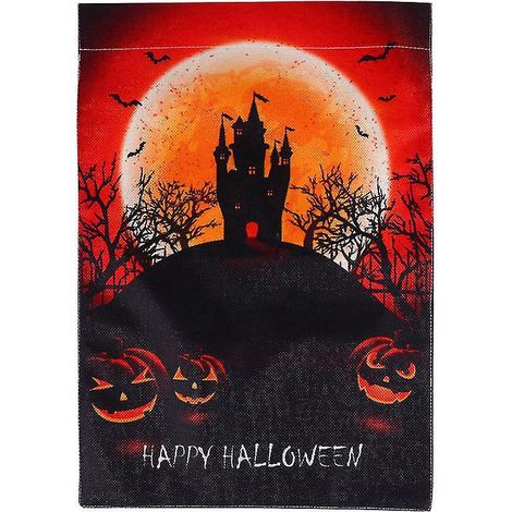 1 Stück Deko-Flagge für Halloween-Dekorationen