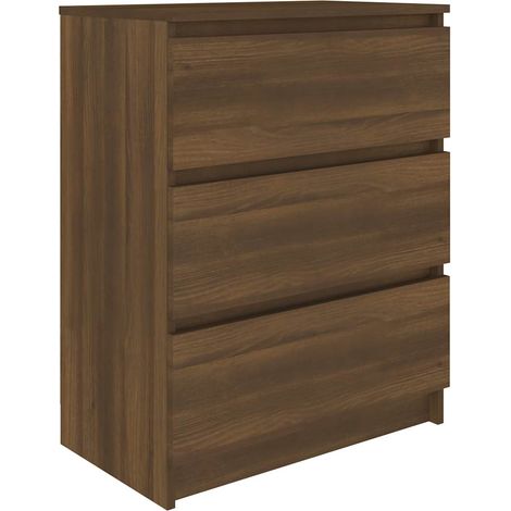 Credenza Rovere Marrone 60x35x76 cm in Legno Ingegnerizzato vidaXL