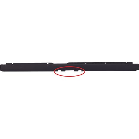 PARAURTI POSTERIORE CENTRALE NERO CON TAGLIO PER GANCIO TRAINO - FIAT - Ducato 2014 - 735685372 - 1637184880