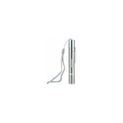 Pointeur laser Cat 7 en 1, UV, indicateur LED, réglable, USB, argent