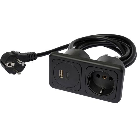inprojal elektrosysteme 9016-114.81  Einbau-Steckdose  mit USB-C®, mit USB-Ladeausgang, Power Delive