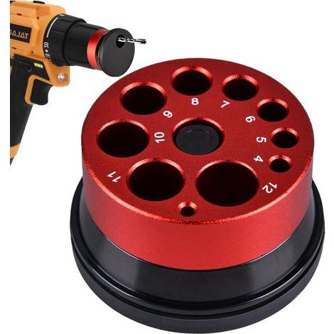 Dust Cover for Electric Drill, Anti-Dust Device for Power Tools, Porous Aluminum Alloy Dust Collector, for Electric Drills (1/4)