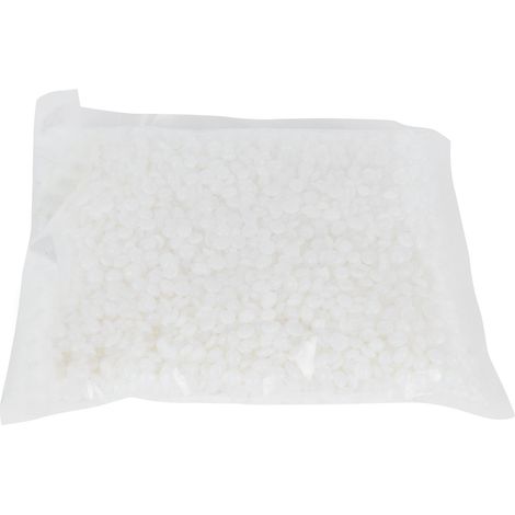 Perles de cire dure transparentes pour l'épilation du visage, des aisselles et des bras (500 g) (1/5)