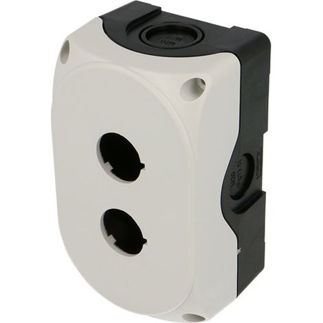 Boîtier de cassette 2 trous 22 mm gris IP67 lovato LPZP2A (1/2)