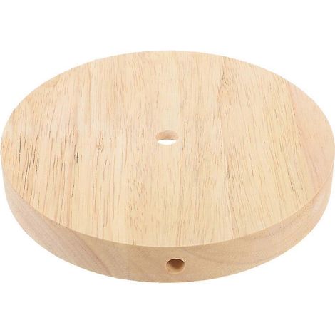 Pied de lampe de bureau de rechange, socle rond en bois pour lampe de table, socle de lampe en bois à faire soi-même (1/4)