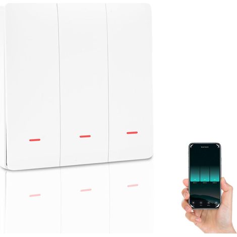 WiFi smart switch remotely controlled via the TuyaSmart Life app (1/5)