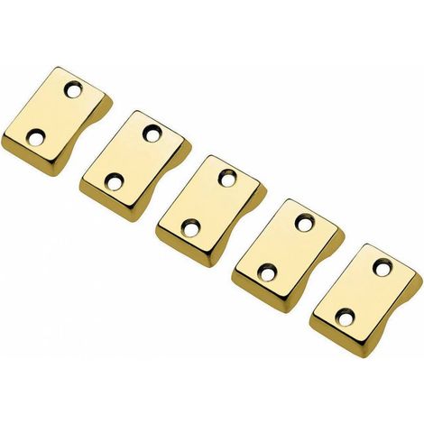 1 Pz Passante Ottone Per Cremonese Asta 1/2 Tonda Esterna Mm 36x22