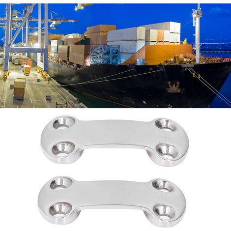 2 Pièces Boucles de Serrage en Sangle Acier Inoxydable 316 pour Rembourrage et Sangles de Fixation