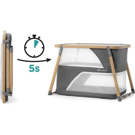 Kinderkraft Sofi 4 en 1 Lit de voyage multifonctionnel gris (1/5)