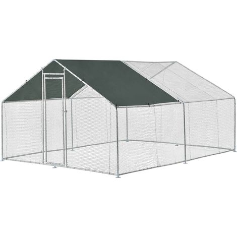 Freilaufgehege Wels mit Sonnendach 3x4x2 m [pro.tec]