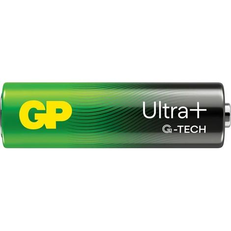 Pila alcalina - GP BATTERIES - Ultra Plus - AA (LR6) 1,5V - Paquete de 10 - Larga duración (1/3)