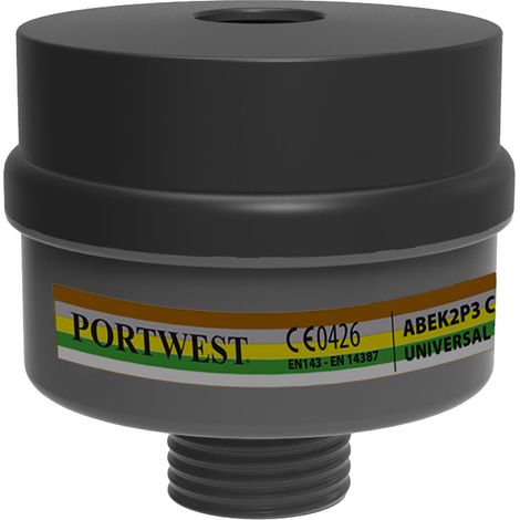Gasfilter - Schwarz - Portwest