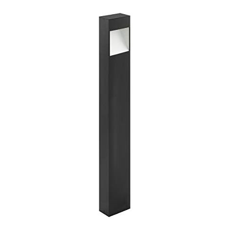 Paletto Esterno Moderno Manfria Alluminio Nero Led (1/4)
