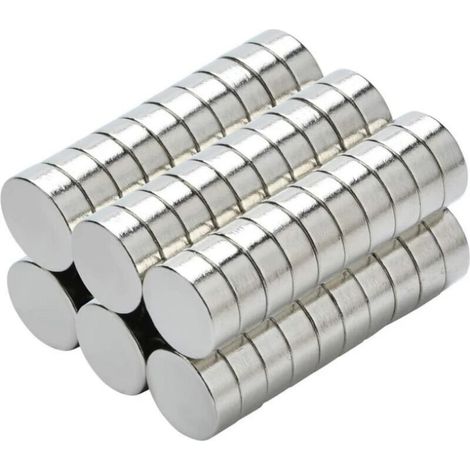 50 Solides Pièces D'Aimant De Néodyme N35 8 X 3 Mm Disques Circulaires Super-Aimants