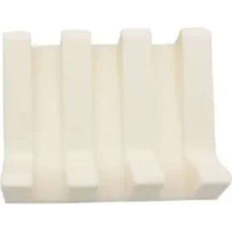 Porte-savon en silicone Distributeur de savon Tilt Drain Boîte à savon Salle de bains Bain Savon Support de rangement Cuisine Éponge Support de rangement blanc (1/5)