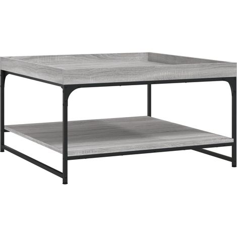 Maison Exclusive - Couchtisch Grau Sonoma 80x80x45 cm Holzwerksto