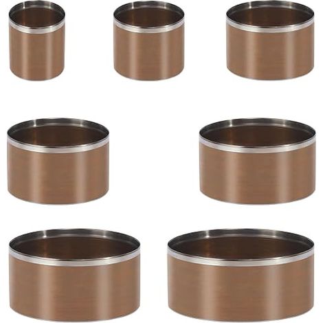 Lot de 7 perforatrices rondes - Pour le cuir - 20, 25, 30, 35, 40, 45, 50 mm - Coupe-cloche - Pour le cuir (1/5)