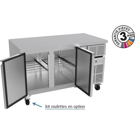 Table Réfrigérée Négative GN 1/1 2 Portes avec Groupe Logé - Nosem (1/3)