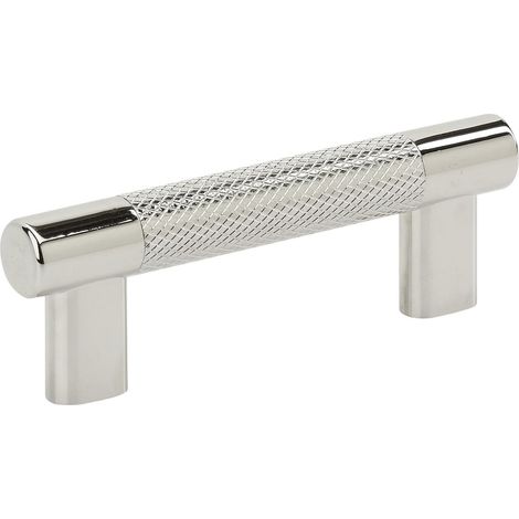 Pull de placard de cuisine Nickel poli 3 po et -3/4 po (76 mm et 96 mm) Centre à centre 1 Pack Matériel pour meubles Poignée de placard Pull de salle de bain (1/5)