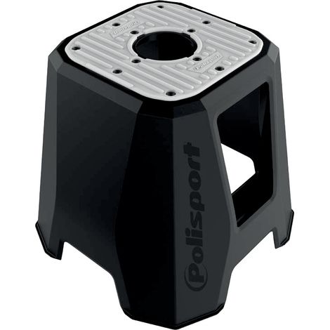 Béquille de moto Polisport Basic 250 kg, noire et grise, résistante