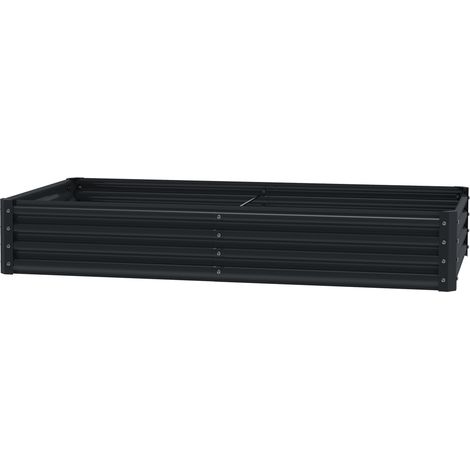 180 x 90cm Galvanised Steel Open Planter  84H211V00CG (1/5)