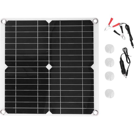 40W 18V monokristallines flexibles Solarpanel-Set, IP65 wasserdichtes Lademodul