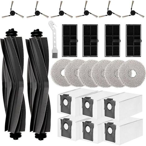 Kit accessoires compatibles avec Dreame L10s Pro Ultra Heat/X30 Ultra/L10s Ultra Gen 2/MOVA E30 Ultra, Sacs Poussire,Serpillres, Brosse Principale, Brosses Latrales, Filtres, pices de rechange (1/5)