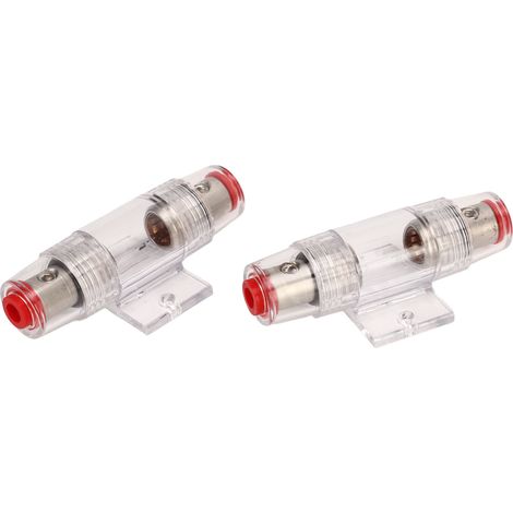 2 supports porte-fusible AGU 12V/24V étanche résistant à la chaleur avec 8 fusibles type AGU pour autoradio alarme amplificateur compresseur (1/5)