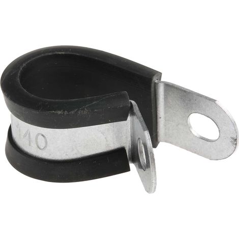 Clip serre-câbles à visser, Ø max 12mm en Acier plaqué ( Prix pour Paquet de 5 ) (1/3)