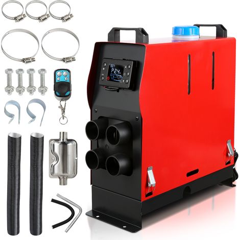 Randaco Calentador Diesel - 5kW 12V Calentador de Aire Diesel - Control Remoto, Rápido, LCD 4 Salidas de Aire Accesorios Completos (1/5)