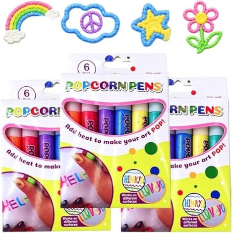 Popcorn Pens for Creative Activities, 3 Pieces (1/5)