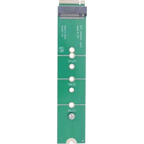 PCIe M.2 NGFF NVMe AHCI Schnittstellen-Erweiterungskarte, B+M/M M2 NVMe-Schlüsselsteckplatz