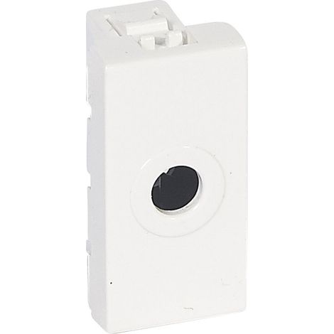 Sortie de fil Ø8mm Mosaic 1 module blanc LEGRAND 077552 (1/3)