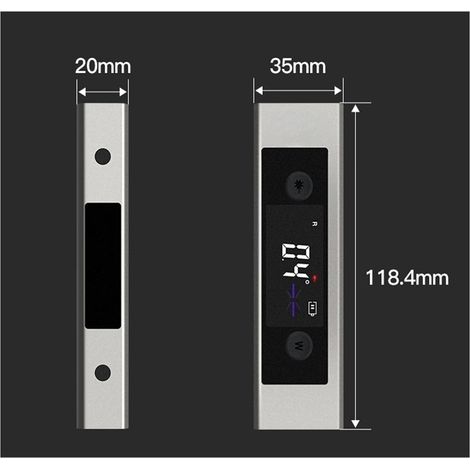Produktbild von Luminis Precision X1 Wasserwaage – Digital, Mit Dual-Laser, Neigungsmesser, Kompakt, Für Bau & DIY