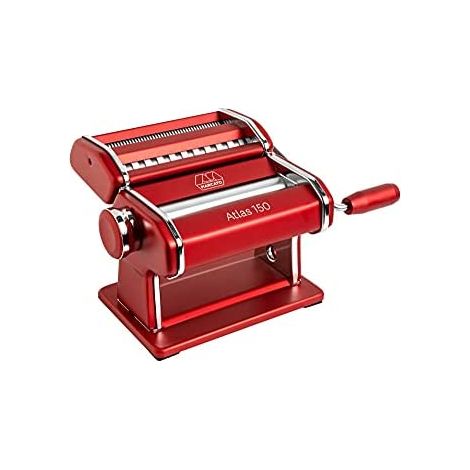Marcato Atlas 150 máquina de pasta roja de aluminio (1/5)