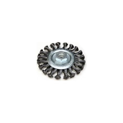 Spazzola metallica dedra f39-115 acciaio intrecciato 12500 giri