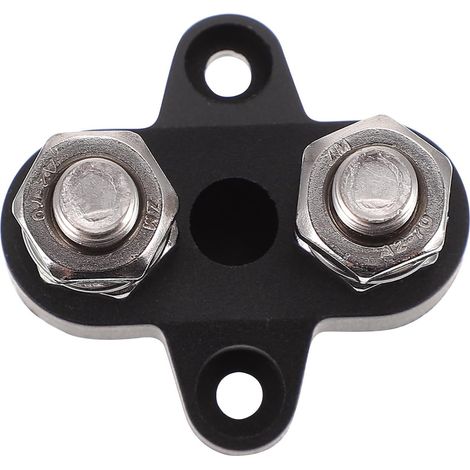 CCYKXA Verstärkter M8-Verteilerklemmenblock aus Fiberglas, schwarz, leichter Anschlussblock, Kabelmanagement, für Boote und Batterien, einfache Verbindung (1/5)